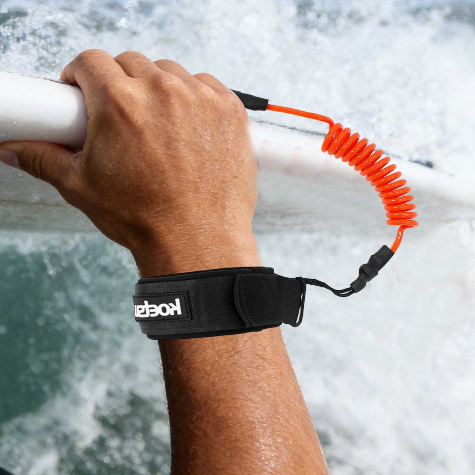 Coiled Bodyboarding Leash TPU  - огляд і ціна Surfboard Leash Ankle